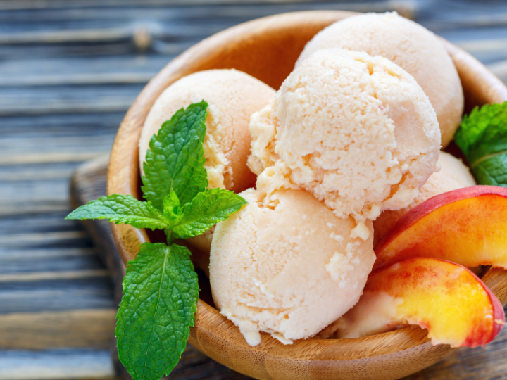 レシピ画像:イエローピーチシャーベット